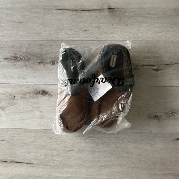 Dearfoam Memory Foam Clog Slippers Chestnut LW (11-12) NWT IN PACKAGING - Picture 7 of 9